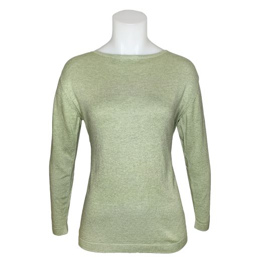 O'Connell's Women's Pima Cotton Boatneck Top - Seagrass (3604)