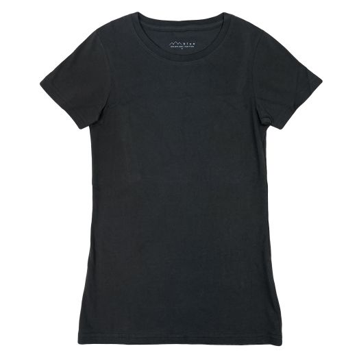 O'Connell's Women's Pima Cotton Crewneck Tee - Black (8000)