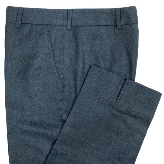 O'Connell's Women's Rebecca Wool Flannel Trousers - Blue (1023ET-03)