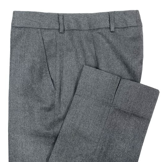 O'Connell's Women's Rebecca Wool Flannel Trousers - Medium Grey (1023ET-00)