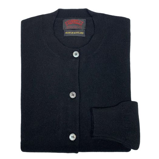 O'Connell's Women's Scottish Cashmere Cardigan - Black