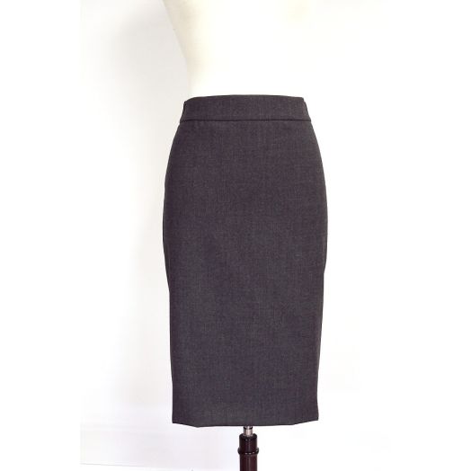 O'Connell's Women's Wool Flannel Skirt - Charcoal (1022SB)