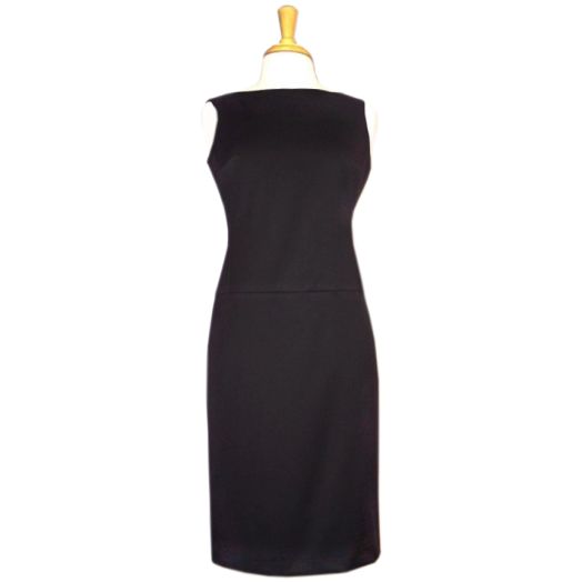 O'Connell's Wool Twill Sleeveless Dress - Marissa - Black
