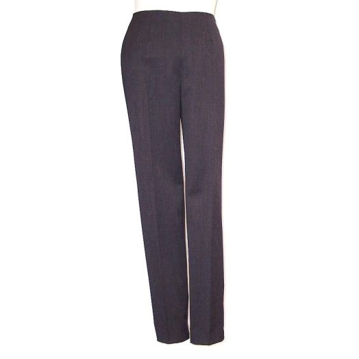 O'Connell's Women's Wool Twill Slim Pant - Lyon - Charcoal Grey