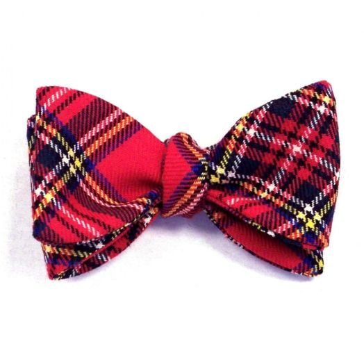 O'Connell's Wool Bow Tie - Royal Stewart (67989)