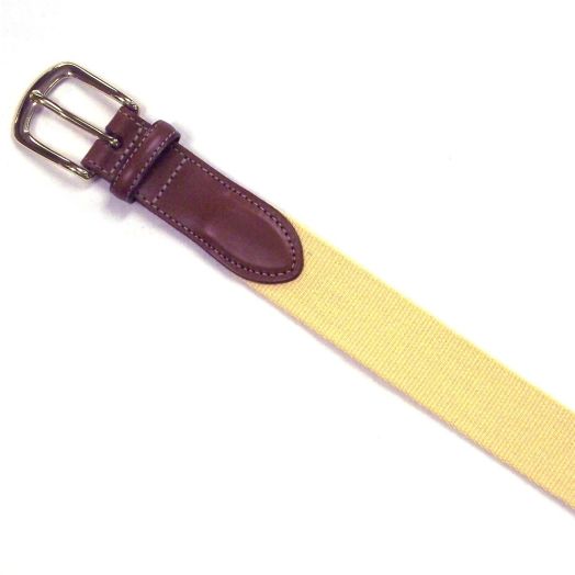 O'Connell's Wool Surcingle Belt - Yellow