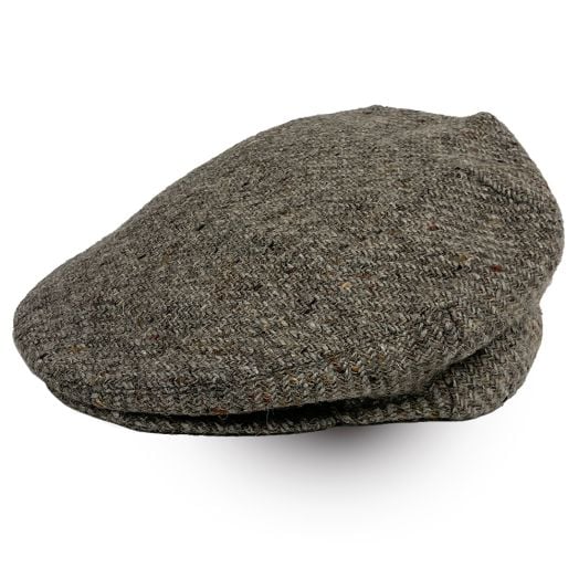 O'Connell's Wool Tweed Cap - Tan Donegal