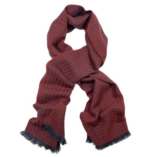 O'Connell's Wool Woven Scarf - Red (79245)
