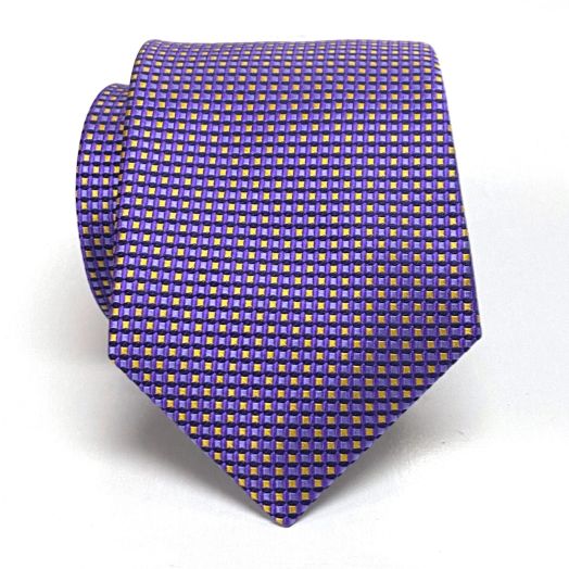 O'Connell's Woven Silk Necktie - Mini Box - Purple (097944)