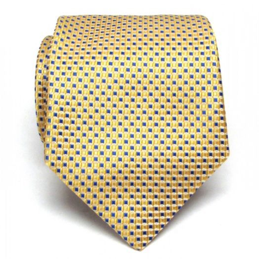 O'Connell's Woven Silk Necktie - Yellow Royal (82189)