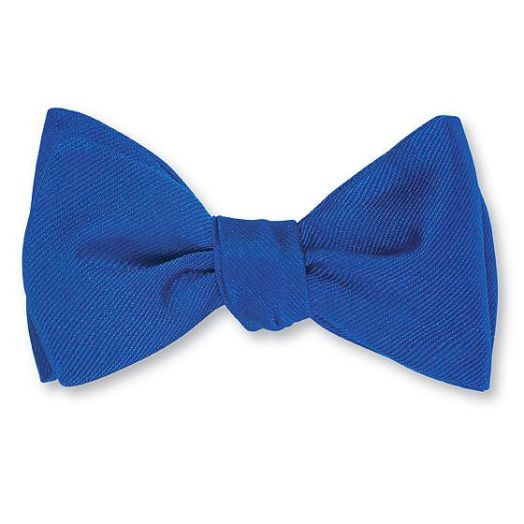 O'Connell's Woven Silk Twill Bow Tie - Solid - Royal (095920)