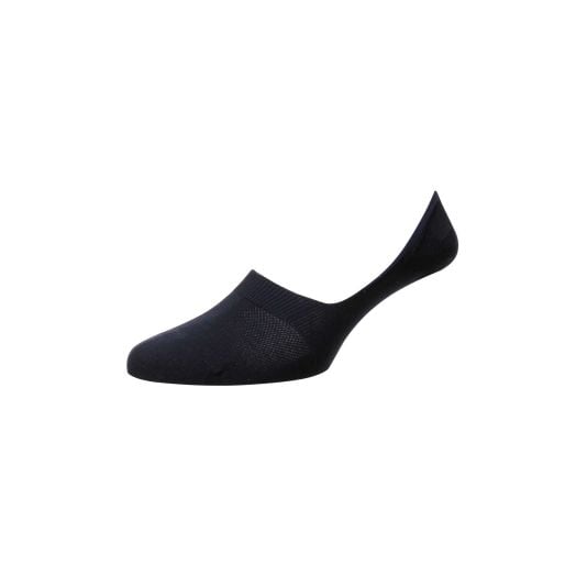 Pantherella Seville Invisible Socks - Solid - Navy