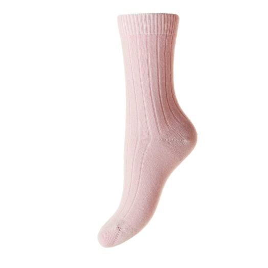 Pantherella Women's Cashmere Trouser Sock - Rose Pink (105881)