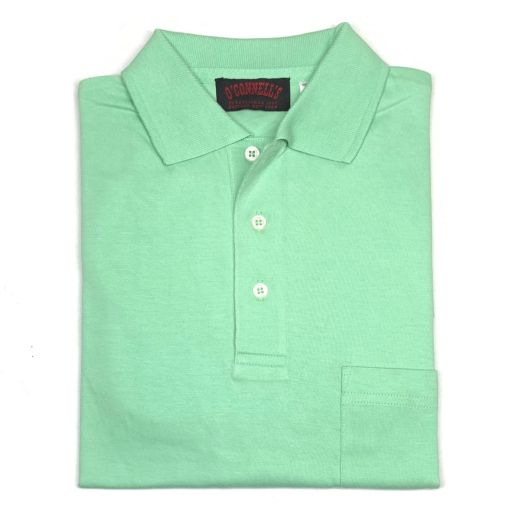 O'Connell's Pima Cotton Polo Shirt - Lime