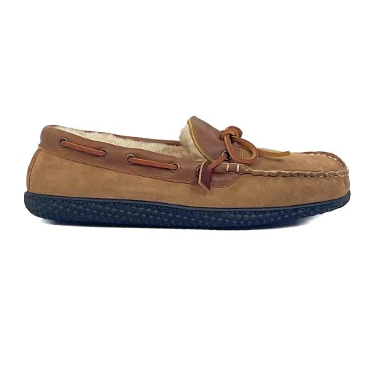 Quoddy Hearth Shearling Slipper - Chestnut