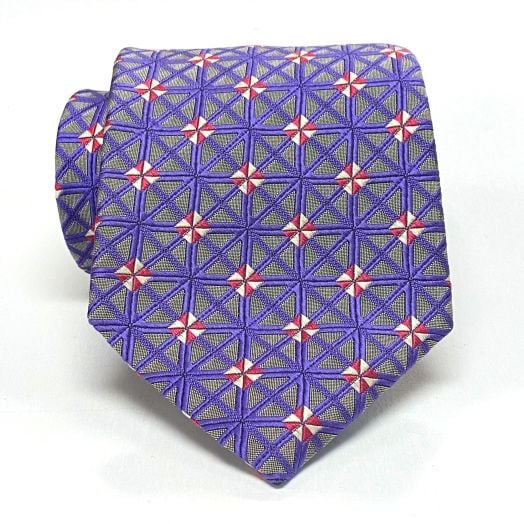 Robert Talbott 'Best of Class' Silk Woven Tie - Purple with Red (099309)