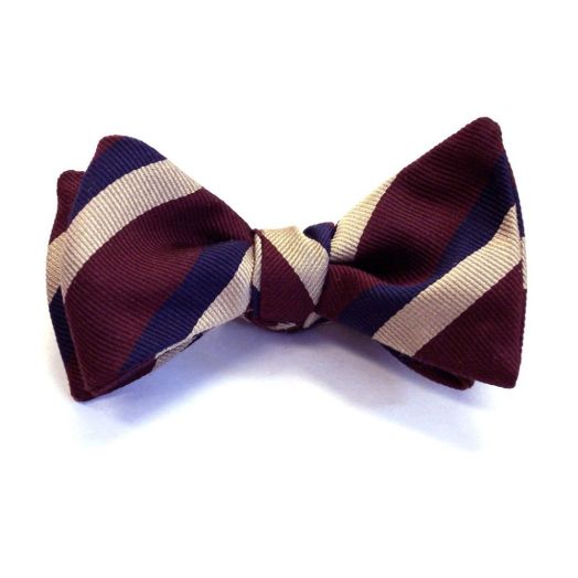 Robert Talbott Regimental Stripe Bow Tie - Beltonians (31301)