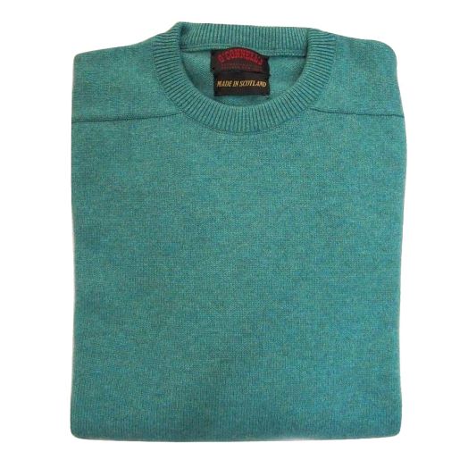 O'Connell's Scottish Cashmere Crewneck Sweater - Paisley