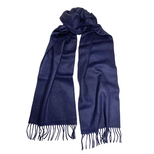 Scottish Cashmere Scarf - Navy