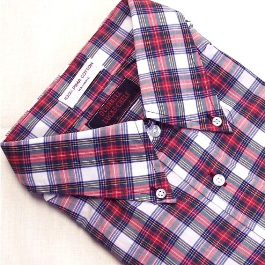 Sero Shirtmakers Vintage Long Sleeve Pima Cotton Sport Shirt - Mlt1