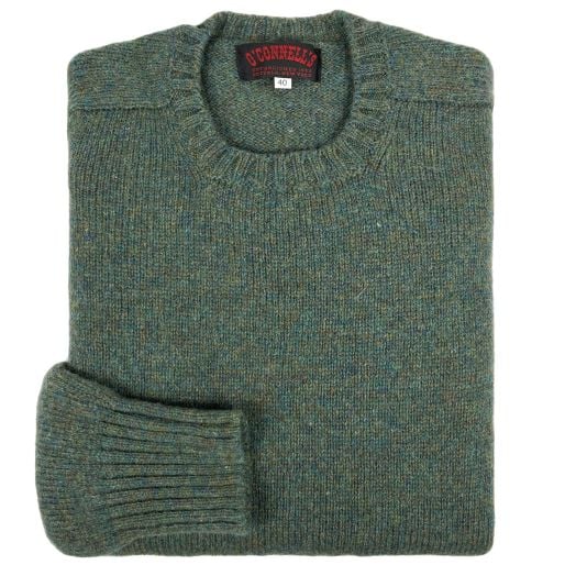O'Connell's Scottish Shetland Wool Sweater - Jade