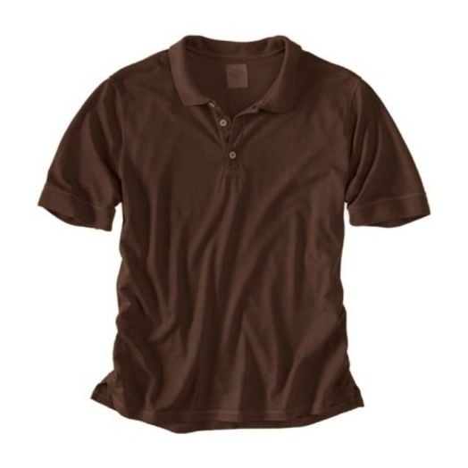 Short Sleeve Polo by Ramblers Way - Chocolate