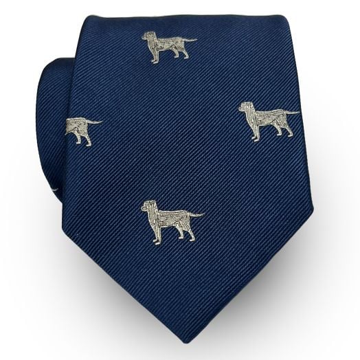O'Connell's Silk Club Tie - Dog Breeds - Yellow Lab (52380)