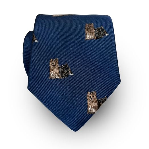 O'Connell's Silk Club Tie - Dog Breeds - Yorkshire Terrier (51433)