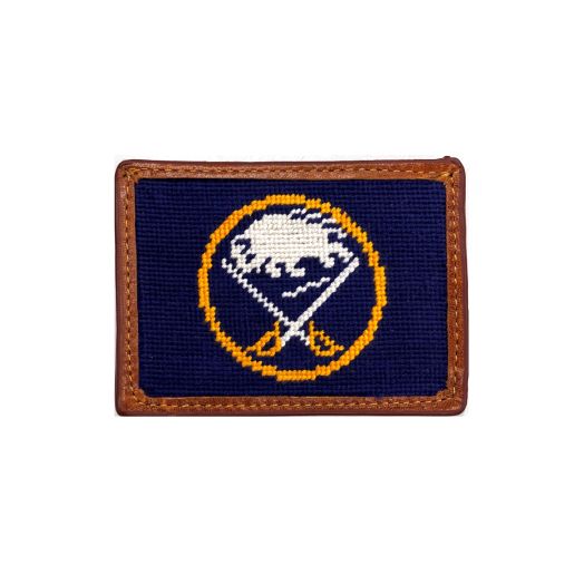 Smathers & Branson Needlepoint Credit Card Wallet - Buffalo Sabres