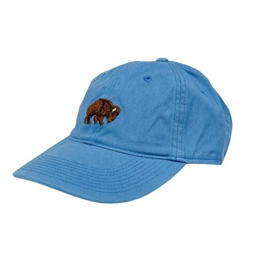 Smathers & Branson Needlepoint Ballcap - Buffalo (Royal)