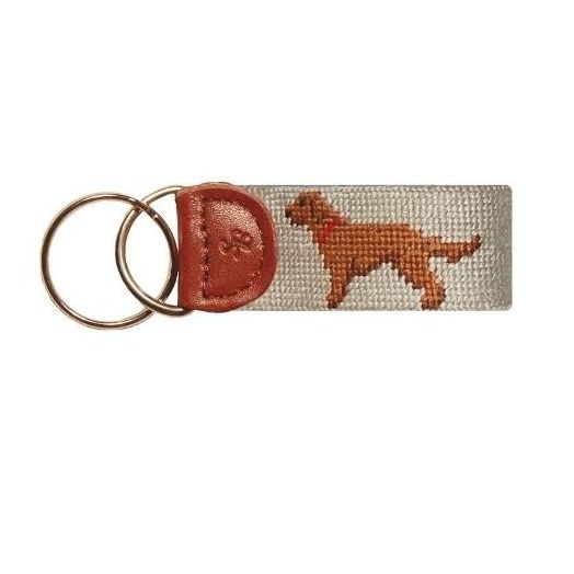 Smathers & Branson Needlepoint Key Fob - Chocolate Lab