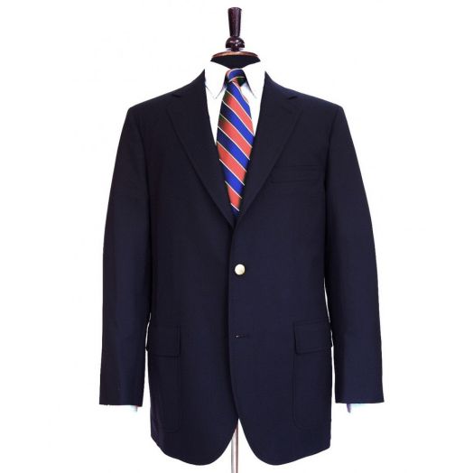 Southwick Blazer - Super 120s worsted wool - Navy with solid lining