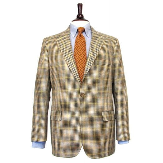 Southwick Sport Coat - Lightweight Linen & Wool - Check (S73053)