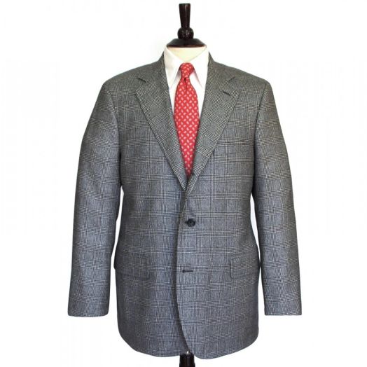 Southwick Sport Coat - Loro Piana Cashmere - Glen Plaid Grey