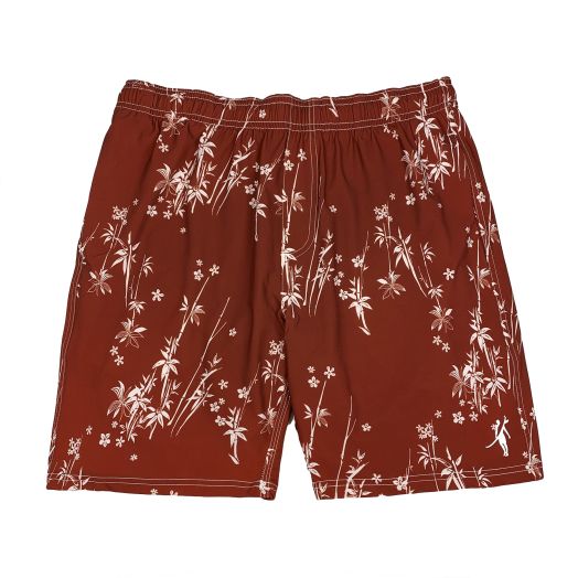Swim Trunks - Bamboo Wave - Cinnamon
