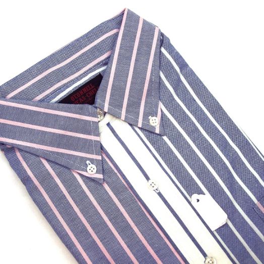 Vintage Troy Guild Long Sleeve Sport Shirt - Panel Oxford Cloth - Mlti