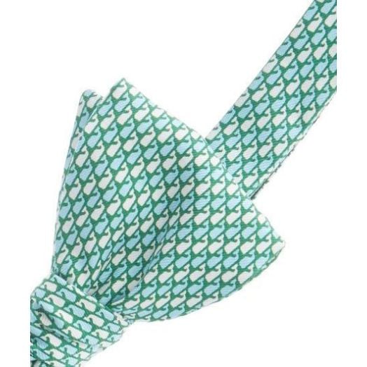 Vineyard Vines Bow Tie - Whale pattern - Green (81928)
