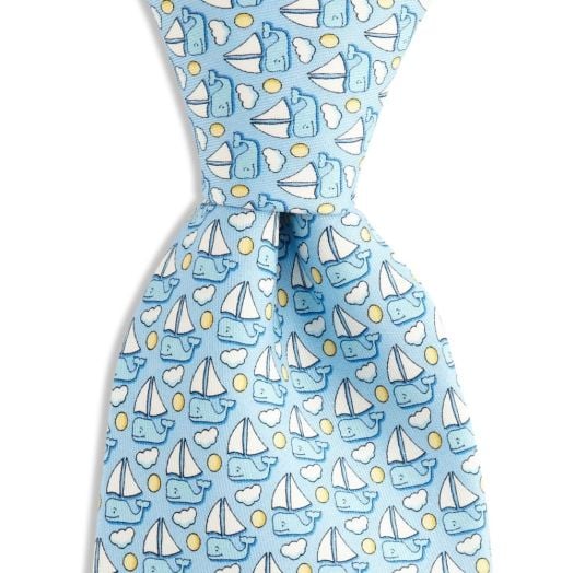 Vineyard Vines Tie - Whale Sail - Light Blue (66567)
