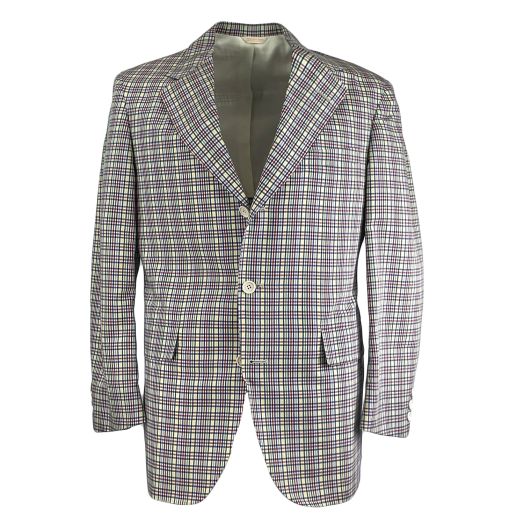 Vintage Corbin Poplin Sport Coat - Rainbow Gingham