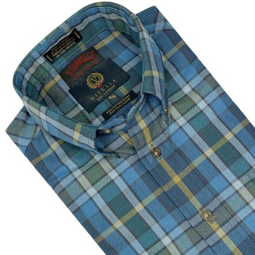 Viyella Sport Shirt - Blue Check (559428)