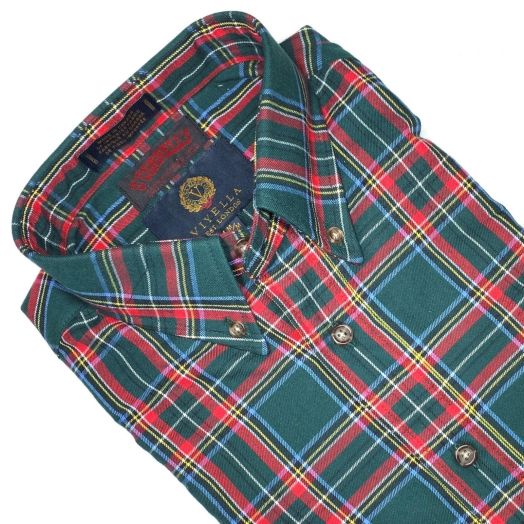 Viyella Sport Shirt - Brunswick Forest Green Tartan (555419)