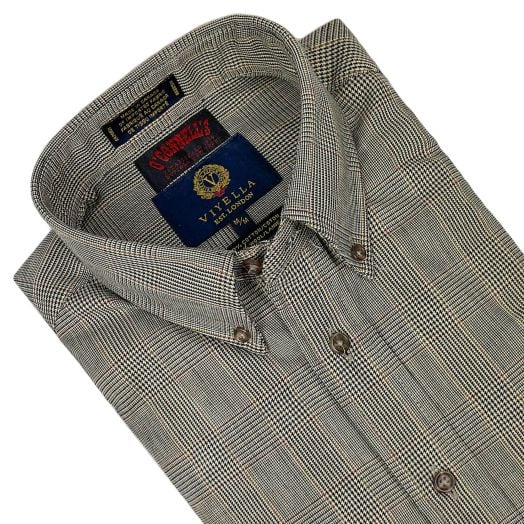 Viyella Sport Shirt - Chestnut Glen Plaid (651430)