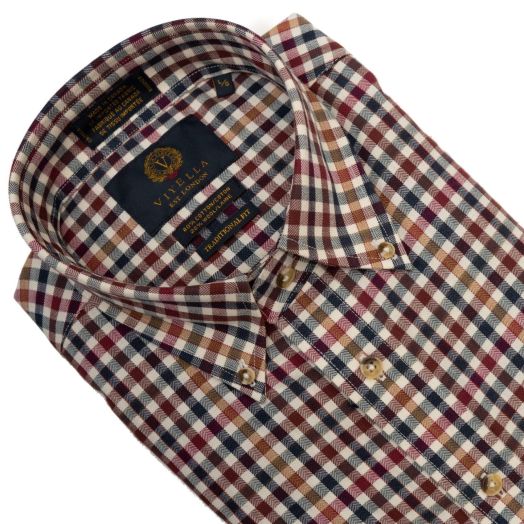Viyella Sport Shirt - Herringbone Mulit Check (559445)
