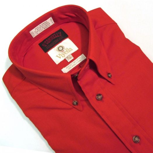 Viyella Sport Shirt - Solid Red (255401-24)