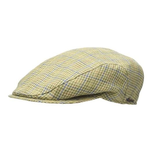 Wigens Magee Silk & Linen Cap - Pastel Houndstooth (100216)