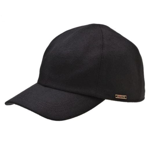 Wigens Wool Cashmere Ballcap - Black (95402-101399)