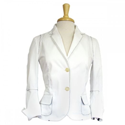 O'Connell's Women's Cotton Twill Jacket - Joy - White (0101CR-00)