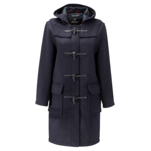 Womens Gloverall Duffle Coat - Navy (312C)
