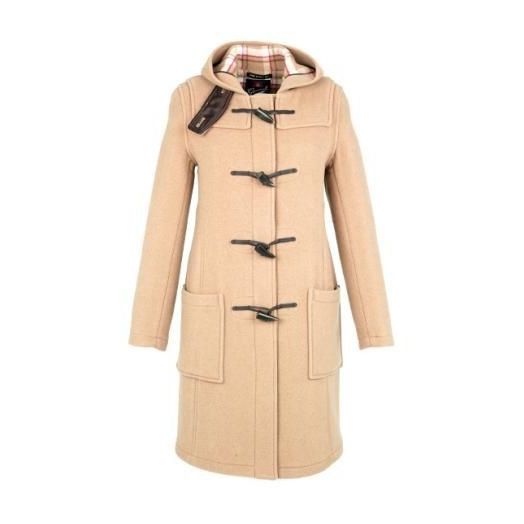 Women's Gloverall Slim Fit Duffle Coat - Tan