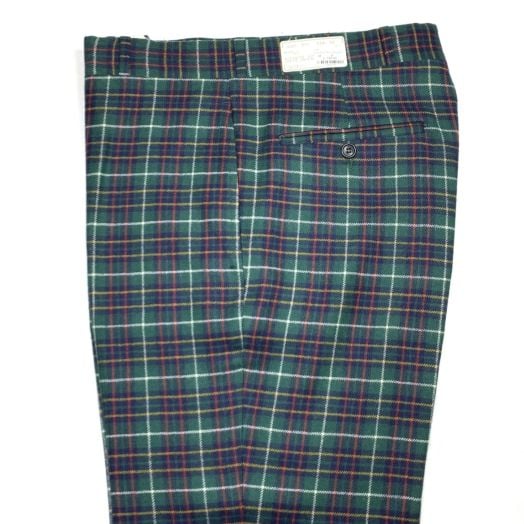 Wool Flannel Trousers - Tartan - Dress MacLaren (723)